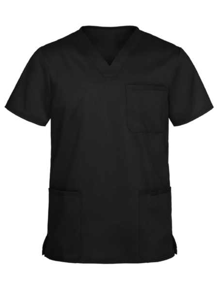Black Scrub with Pockets