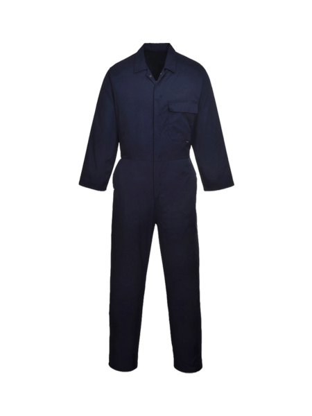 Navy Blue Simple Coverall