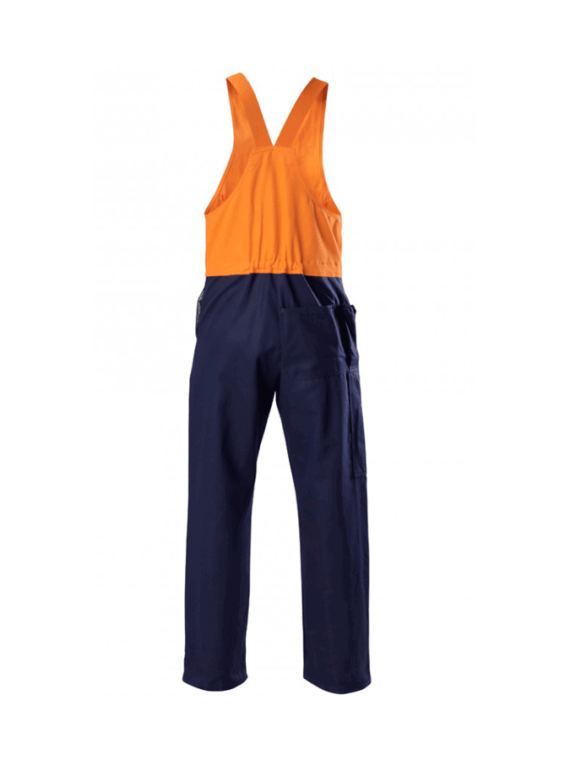 Orange and Blue Overalls