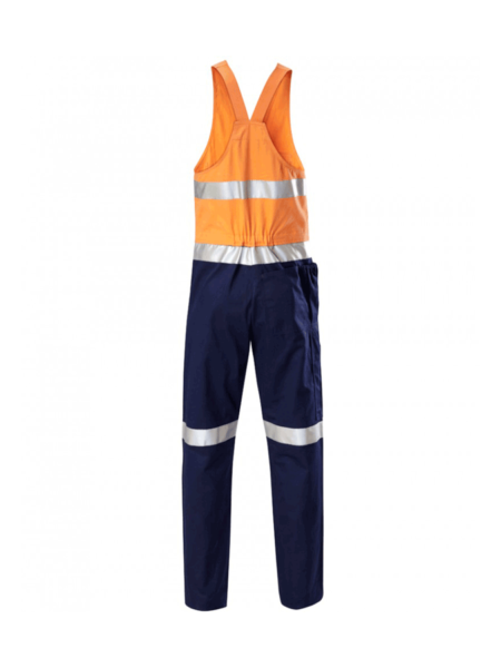 Orange and Silver Overalls