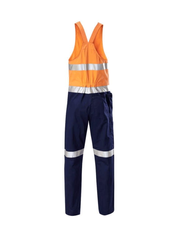 Orange and Silver Overalls