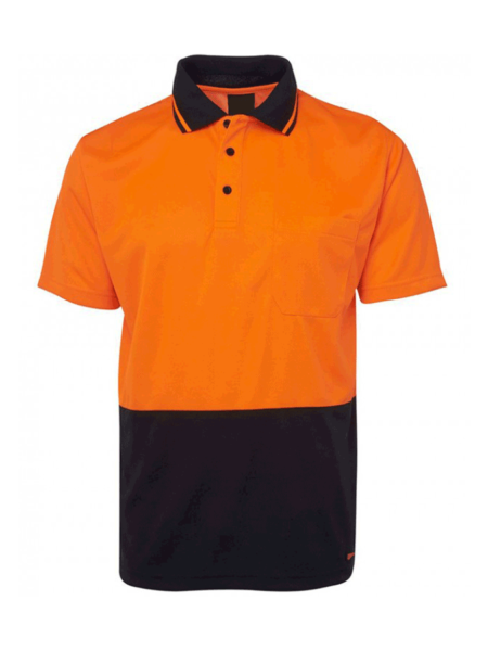 Orange and Blue Polo Shirt
