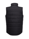 Black Quilted Vest with Internal Fleece Lining