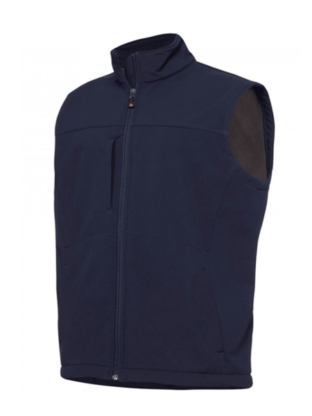 Soft Shell Vest with Vertical Pocket