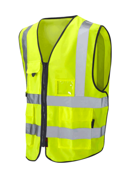 Hi-Vis Vest in Closed Mesh